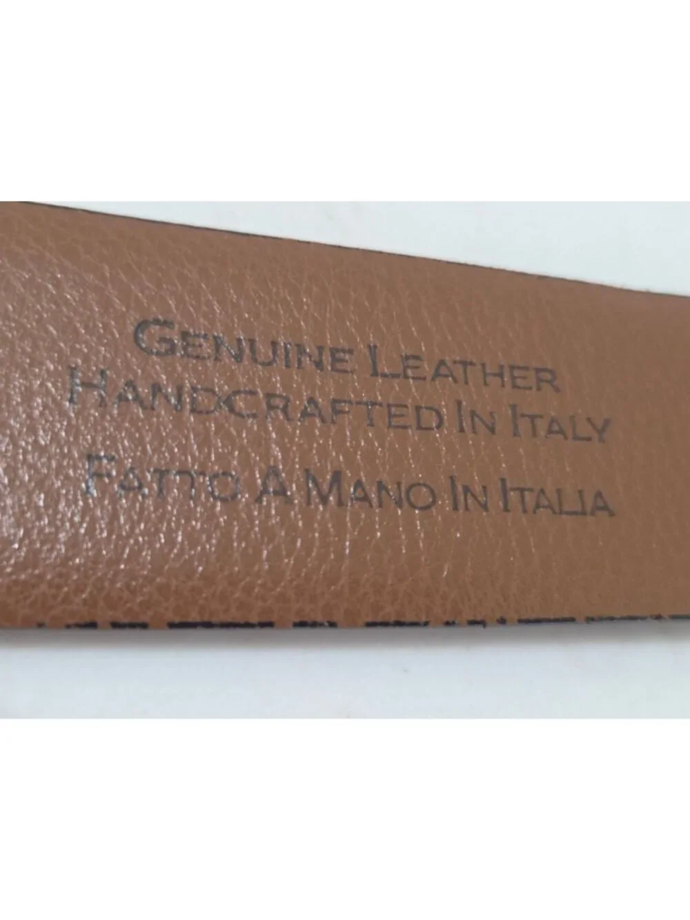 Joseph Abboud Mens Sz 32 Genuine Leather Belt Handcrafted In Italy Brown Classic